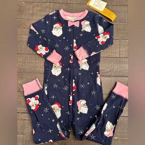 Beaufort Bonnet Christmas Vintage Santa Pajamas Toddler Girl 4T